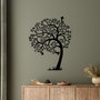 Wallity Lonely Tree Escultura de Pared Negra